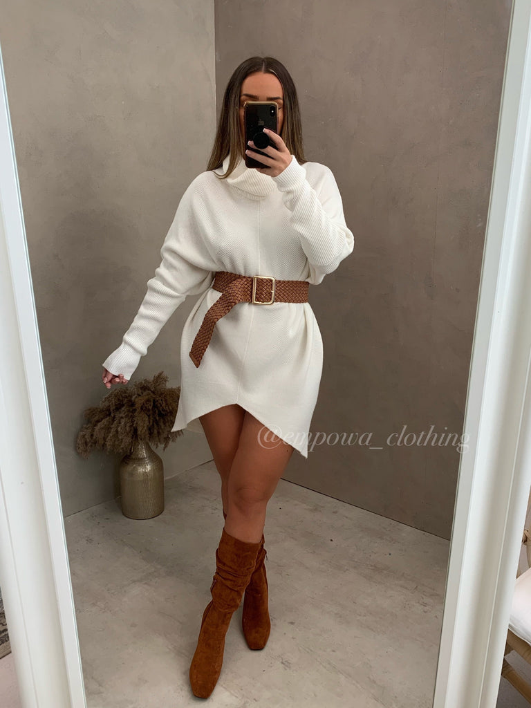 TIA POLO NECK OVERSIZED JUMPER (6969964298423)